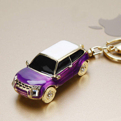 Kreativni auto privjesak za ključeve Novi metalni držač za ključeve Modna torba Šarm Dodaci Rhinestones Privjesak za ključeve Nakit Poklon