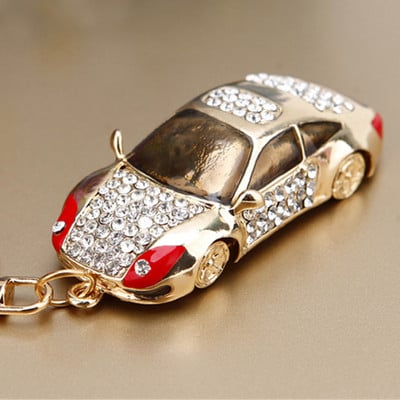 Kreativni auto privjesak za ključeve Novi metalni držač za ključeve Modna torba Šarm Dodaci Rhinestones Privjesak za ključeve Nakit Poklon