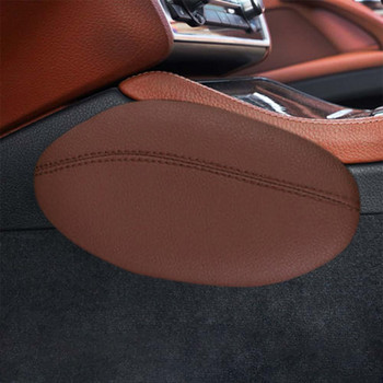 Δερμάτινο μαξιλαράκι γονάτων Στήριγμα μηρών Άνετο μαξιλάρι αφρού μνήμης, ανθεκτικό στη φθορά Μαξιλάρι οβάλ μαξιλάρι στήριξης γονάτων για Audi Toyota