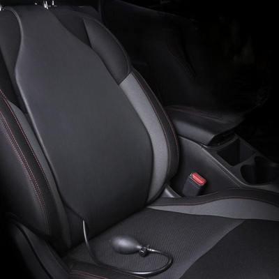 Dinaminė oro pagalvė sėdynės atrama juosmens pagalvė Išmanioji juosmens atrama automobiliniam automobiliniam universaliam sėdynės atlošo juosmeniui rankiniu būdu valdomas oro siurblys