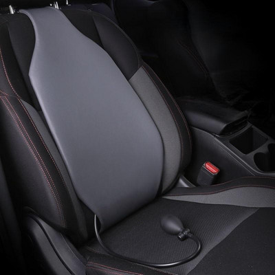 Dinaminė oro pagalvė sėdynės atrama juosmens pagalvė Išmanioji juosmens atrama automobiliniam automobiliniam universaliam sėdynės atlošo juosmeniui rankiniu būdu valdomas oro siurblys