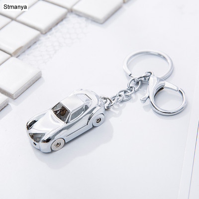 Naujas vyriškas metalinis raktų pakabukas Moteriškas automobilinis raktų pakabukas su LED lempute, žavus automobilio raktų pakabukas, karštas raktų laikiklis Geriausias dovanų papuošalas K2000