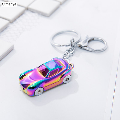 Naujas vyriškas metalinis raktų pakabukas Moteriškas automobilinis raktų pakabukas su LED lempute, žavus automobilio raktų pakabukas, karštas raktų laikiklis Geriausias dovanų papuošalas K2000