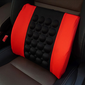 Регулируема електрическа масажна седалка за кола Soft Sponge Waist Support Pillow Cushion маска камера заден вид Автомобилни аксесоари