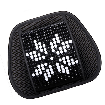 Automobilio nugaros atrama Tinklelio atrama Kvėpuojanti Patogūs mediniai karoliukai Kėdės atrama kėdėms Namų biuras malšina skausmą