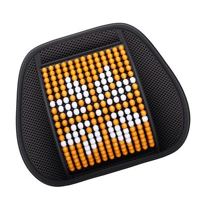 Automobilio nugaros atrama Tinklelio atrama Kvėpuojanti Patogūs mediniai karoliukai Kėdės atrama kėdėms Namų biuras malšina skausmą