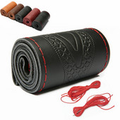 Universalus vairo dangtelio pynimas automobilių aksesuarai, automobilio vairo dėklas, 38 cm, vairo dangtelis