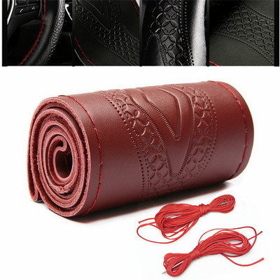 Universalus vairo dangtelio pynimas automobilių aksesuarai, automobilio vairo dėklas, 38 cm, vairo dangtelis