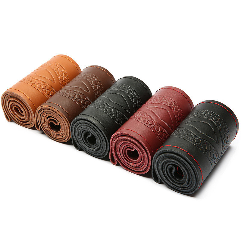 Universalus vairo dangtelio pynimas automobilių aksesuarai, automobilio vairo dėklas, 38 cm, vairo dangtelis