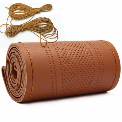 „Pasidaryk pats“ odinis vairo dangtelis, rankomis susiūtas automobilio vairo dangtis