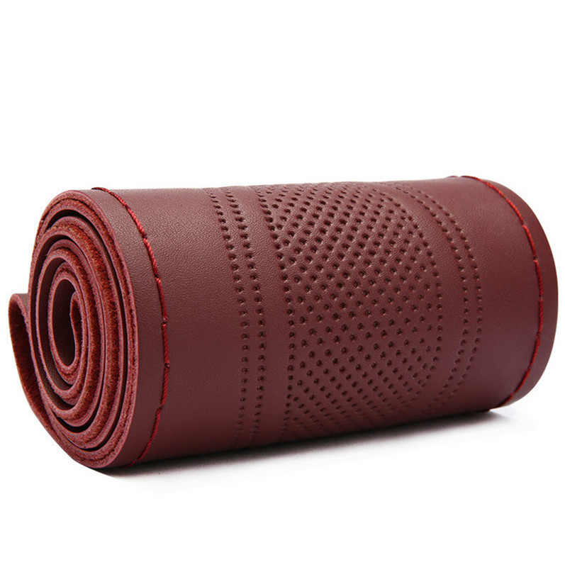 „Pasidaryk pats“ odinis vairo dangtelis, rankomis susiūtas automobilio vairo dangtis