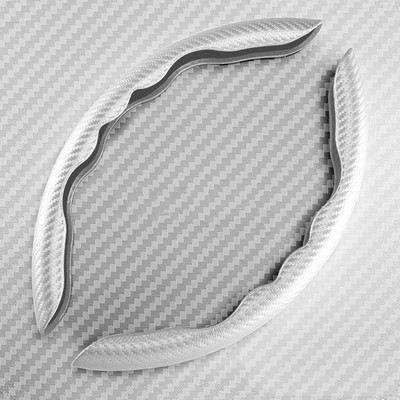 Anglies pluošto vairo dangtis Universalus suporuotas dangtis Rankenos dangtis Sportinio automobilio vairo dėklas ant vairo