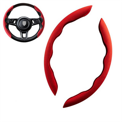 Navlaka za volan od brušene kože Krznena navlaka za volan Navlaka za automobil Zimska dekoracija interijera Univerzalna navlaka za volan automobila Ženska