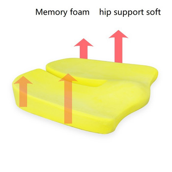 Μαξιλάρι καθίσματος Καρέκλα Μαξιλάρι αυτοκινήτου Tailbone Pain Relief Γέμισμα μαξιλαριού για μαξιλάρια Μαλακός αφρός μνήμης Hemorrhoids Pain Relief