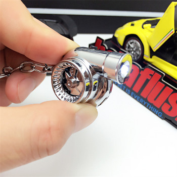 Mini Turbo Turbo Charger Κρεμαστό αλυσίδα μπρελόκ Κρεμαστό μπρελόκ Περιστρεφόμενο στροβίλο Δαχτυλίδι Μπρελόκ αυτοκινήτου Μπρελόκ Αξεσουάρ αυτοκινήτου Δημιουργικά δώρα