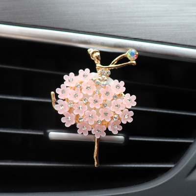 Bling Ballet Girl Decor Αυτοκινήτου Εσωτερικό Αυτοκινήτου Διαχύτης Αρώματος Αρωματισμού Αυτοκινήτου Άρωμα Αυτοκινήτου Εξαερισμός Κλιπ αυτοκινήτου Αξεσουάρ για κορίτσια Δώρα