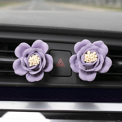 Virágos autódíszítés Autós légfrissítők Illat Illat Diffúzor Auto Outlet Autószag Illat Szellőző Clip Autós Kiegészítők Hölgyeknek