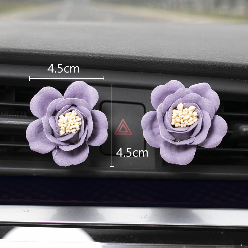 Virágos autódíszítés Autós légfrissítők Illat Illat Diffúzor Auto Outlet Autószag Illat Szellőző Clip Autós Kiegészítők Hölgyeknek