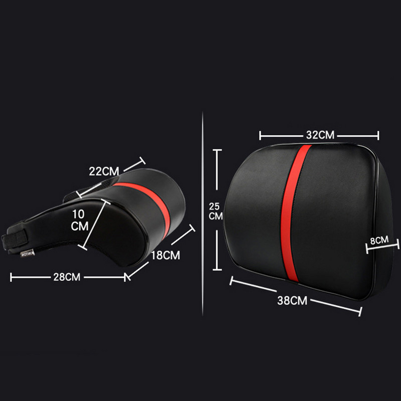 1Set automobilske auto memorijske pjene za putovanje udobne potpore za sjedala jastuk za vrat naslon za glavu potpora jastuk lumbalna potpora jastuk