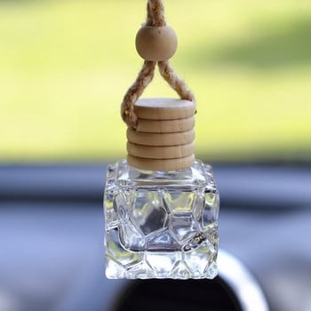 Γυαλί διαφανές επαναγεμιζόμενο άρωμα αυτοκινήτου άρωμα αποσμητικό χώρου κρεμαστό μπουκάλι αρώματος διαχύτης αξεσουάρ εσωτερικής διακόσμησης