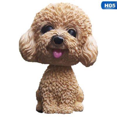 C Jucării pentru tabloul de bord al mașinii Cadou Câine care dă din cap Amuzant Tremurând Cap Câine Drăguț Cățeluș Păpuși Leagăn Ornamente pentru mașină Decorare interioară auto pentru casă