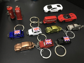 London Bus Key organizer Mail Box Θήκη κλειδιού Κρεμαστό κλειδί Μπρελόκ Αναμνηστικά Δώρα για Άντρες Μπρελόκ Μπρελόκ μπρελόκ