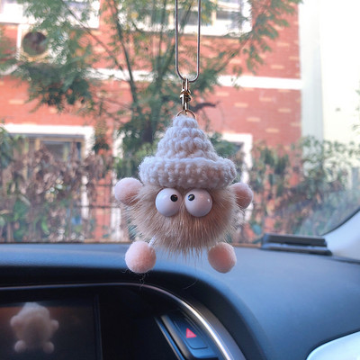 Jauki Anime Auto Kulonu Briketes Elf Auto Atpakaļskata Spoguļu kulonu Dekorācija Meitenēm Interjera Apdares Aksesuāri