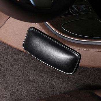Δερμάτινο μαξιλαράκι γονάτων αυτοκινήτου Universal μαξιλαράκι Εσωτερικό κάθισμα Soft Memory Foam Στήριγμα μηρών Άνετα αξεσουάρ αυτοκινήτου 18X8,2cm