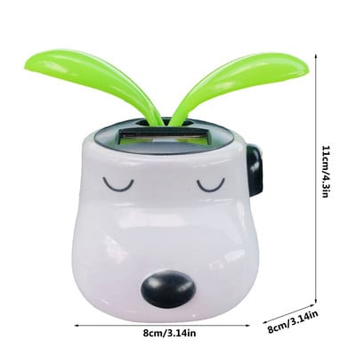Solar Power Flip Flap Virág Suower Rose autóhoz Swing Tánc Virág Játék Autóbelső Díszek Autóstílus