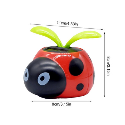 Solar Power Flip Flap Virág Suower Rose autóhoz Swing Tánc Virág Játék Autóbelső Díszek Autóstílus