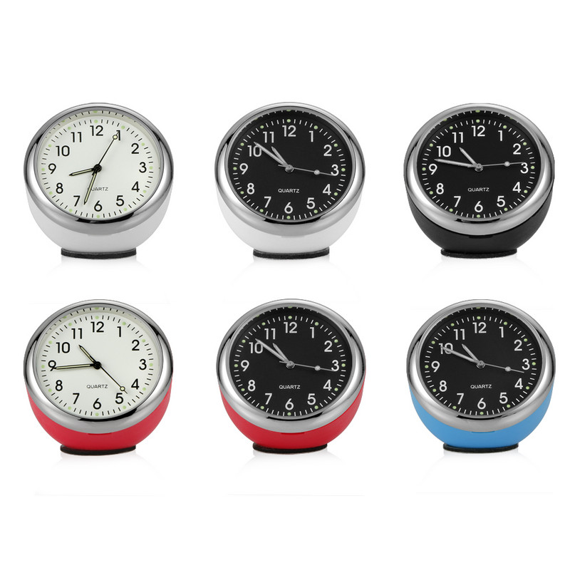 Autode kaunistused Helendav autokell Kell Armatuurlaua kaunistus Sõiduk Autod Sisekujundus Digitaalne osuti kella ornament