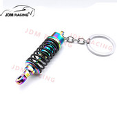 1tk sulamist metallist auto võtmehoidja amortisaatoriga ripats võtmehoidja Auto häälestusosad auto riputus naistele meestele võtmehoidja