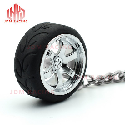 1tk sulamist metallist auto võtmehoidja amortisaatoriga ripats võtmehoidja Auto häälestusosad auto riputus naistele meestele võtmehoidja