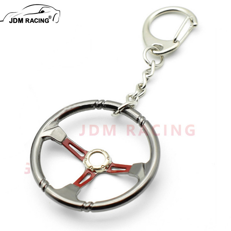 1tk sulamist metallist auto võtmehoidja amortisaatoriga ripats võtmehoidja Auto häälestusosad auto riputus naistele meestele võtmehoidja