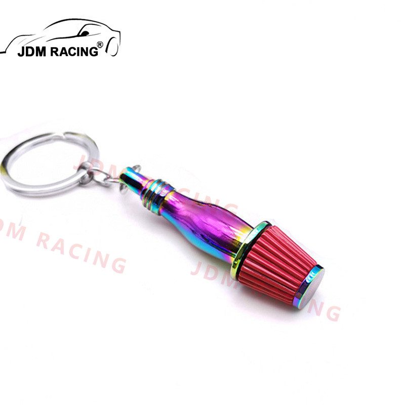 1tk sulamist metallist auto võtmehoidja amortisaatoriga ripats võtmehoidja Auto häälestusosad auto riputus naistele meestele võtmehoidja