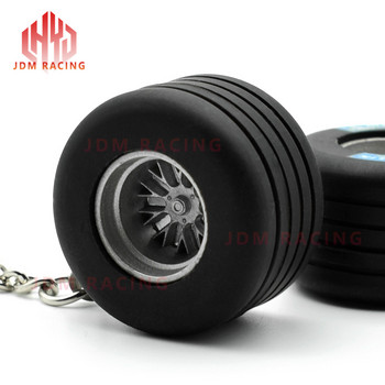 Горещ креативен модел на автомобилни части По-дебела гума за колела Ключодържател за гуми Ключодържател Ключодържател Ключодържател Модел за гуми за колела Ключодържател с гумена повърхност черен