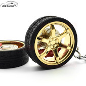 Arany fém autó keréktárcsa kulcstartó kulcstartó féktárcsákkal Autó gumiabroncs kerék kulcstartó autó autó gumiabroncs kulcstartó kulcstartó