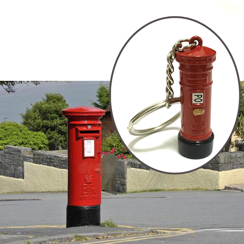 Mood Briti miniatuursed Londoni telefonikabiinid tänava postkasti bussi võtmehoidja võtmehoidja Londoni klassikalised suveniirid võtmehoidjad