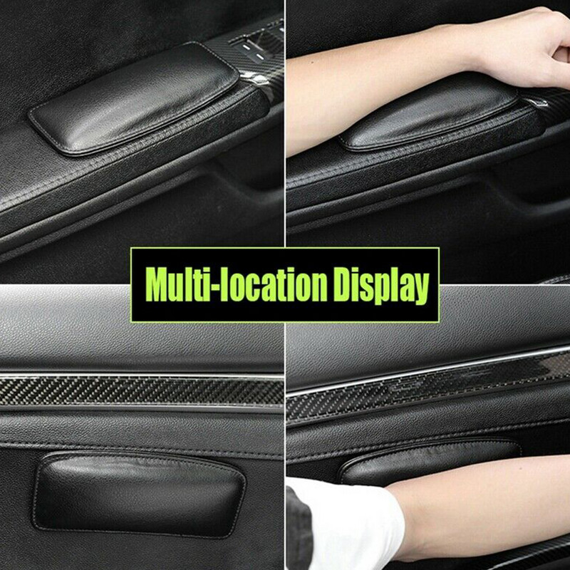 Universali odinė automobilio kojų pagalvėlė kelio pagalvėlė pagalvė šlaunims atrama Centrinė konsolė durų porankis kelio pagalvėlė automobilio vidaus apdaila