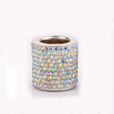 Univerzális kristály strasszos autóülés fejtámla gyűrűs gallérok dekor varázslatok Diamond Bling autóbelső kiegészítők női lányoknak