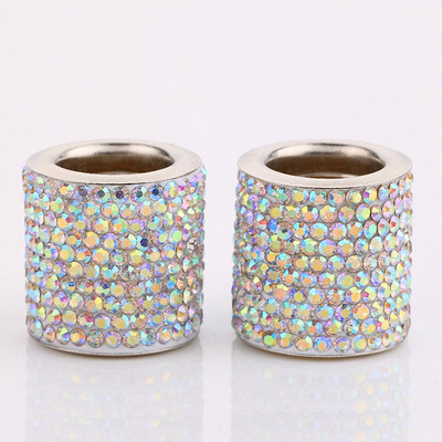 Univerzális kristály strasszos autóülés fejtámla gyűrűs gallérok dekor varázslatok Diamond Bling autóbelső kiegészítők női lányoknak