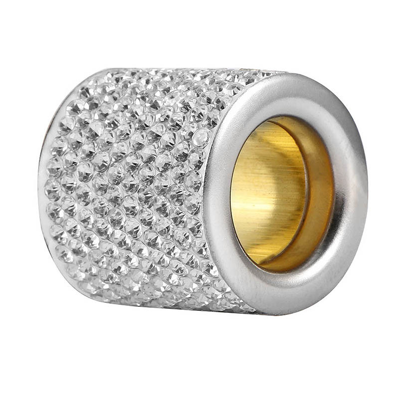 Univerzális kristály strasszos autóülés fejtámla gyűrűs gallérok dekor varázslatok Diamond Bling autóbelső kiegészítők női lányoknak