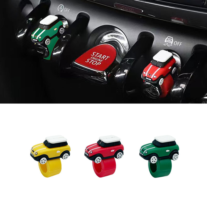 Autóbelső műszerfali díszek Központi vezérlés Kis kreatív coche dekoráció BMW Mini Cooper játékmodellhez Kiegészítők
