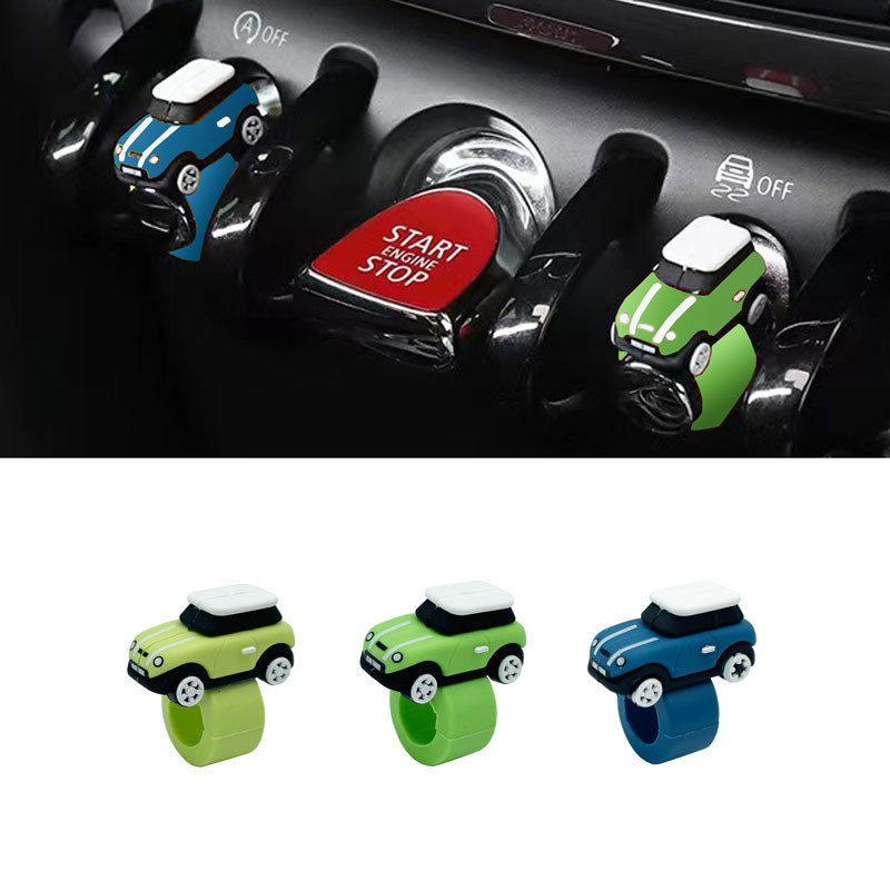 Autóbelső műszerfali díszek Központi vezérlés Kis kreatív coche dekoráció BMW Mini Cooper játékmodellhez Kiegészítők