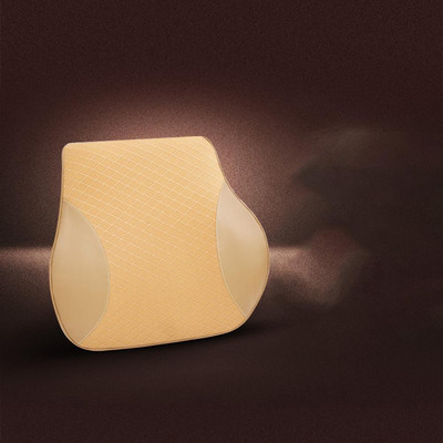 Automobilinė pagalvė juosmens atramos pagalvėlė Automobilinė automobilio sėdynė, nugara, kaklo pagalvės rinkinys, atminties putų medvilnės juosmens atrama Ergonomiškas kvėpuojantis atlošas