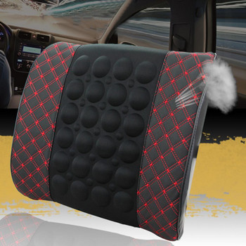 Ηλεκτρικό μαξιλάρι πλάτης αυτοκινήτου για μασάζ για υποστήριξη καθίσματος αυτοκινήτου Health Care Οσφυϊκό μαξιλάρι πλάτης δερμάτινο μαξιλάρι αυτοκινήτου