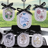 Eredeti Smell Diptyques Auto Scent Parfüm Női Autós Légfrissítő Tartós Illat Lógó Autós Parfüm Tartozékok