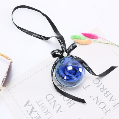 Ogledalo za automobil Retrovizor Ruža Viseći ukrasi Privjesak za automobil Vječna ruža Dekoracija cvijeta sapuna Šareni privjesak Pokloni