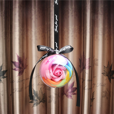 Ogledalo za automobil Retrovizor Ruža Viseći ukrasi Privjesak za automobil Vječna ruža Dekoracija cvijeta sapuna Šareni privjesak Pokloni