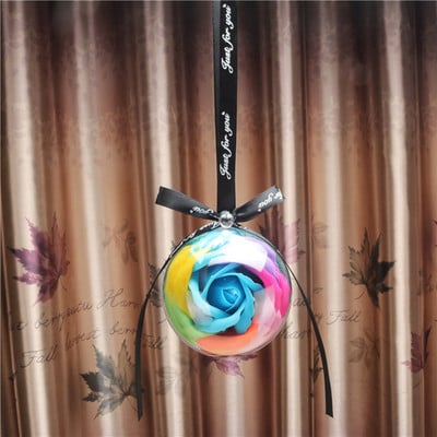 Ogledalo za automobil Retrovizor Ruža Viseći ukrasi Privjesak za automobil Vječna ruža Dekoracija cvijeta sapuna Šareni privjesak Pokloni